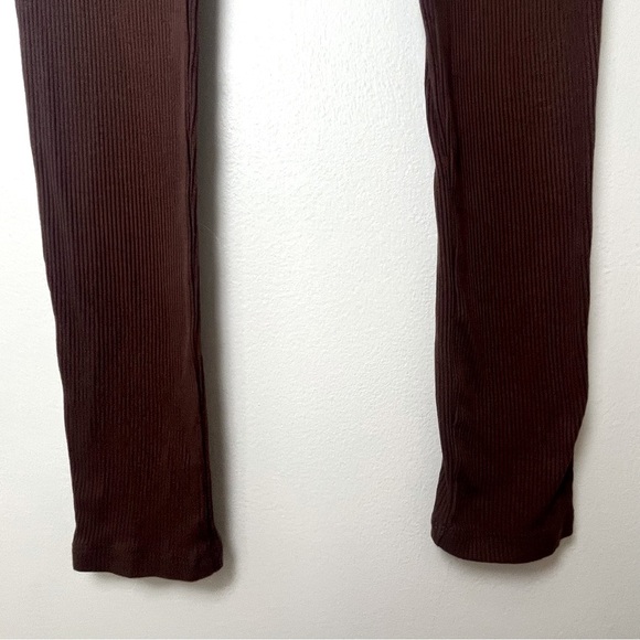 Naked Wardrobe Brown Full Length Pull-on Leggings Women's Medium - Picture 7 of 11